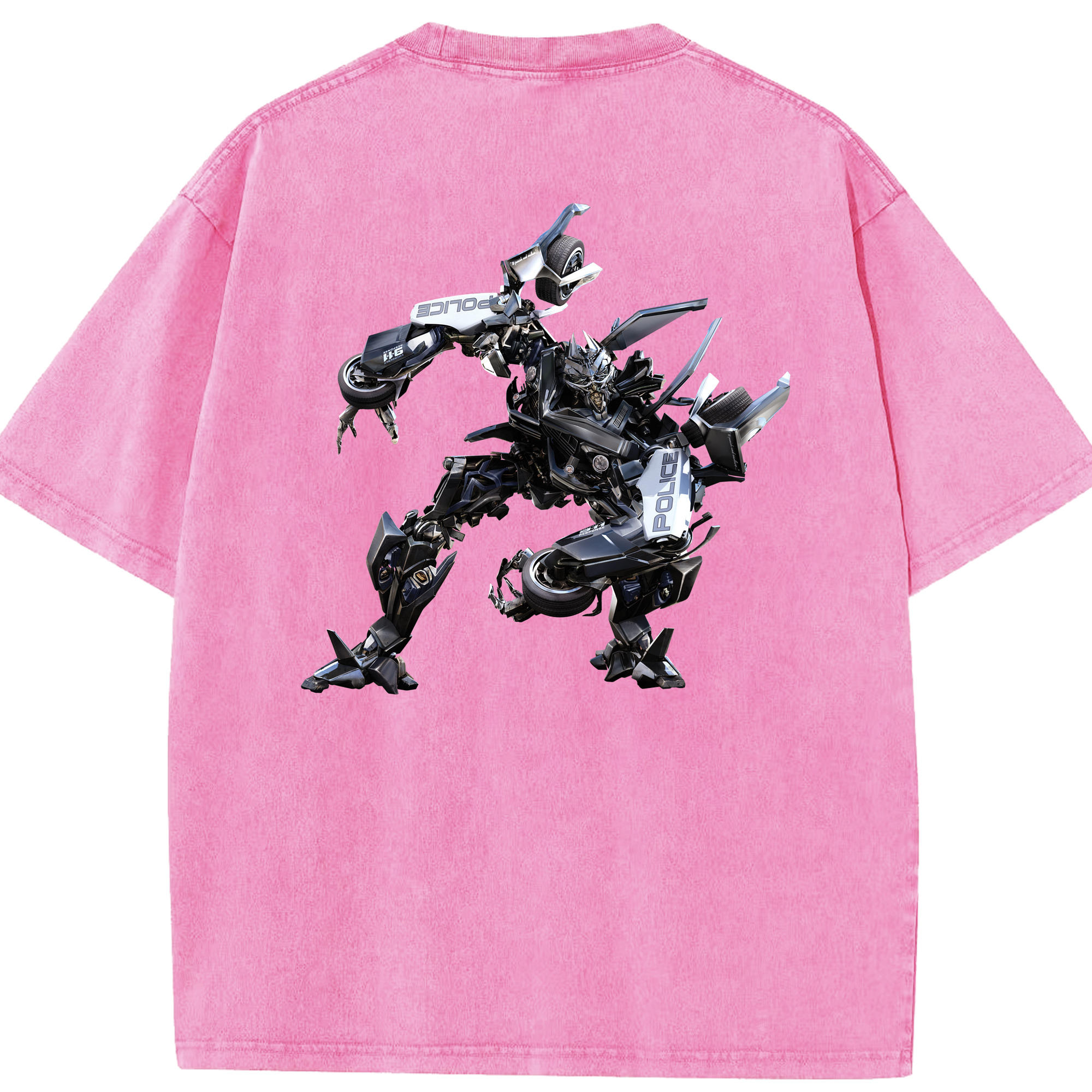 （画像用）  綿100% ヴィンテージ風 半袖Tシャツ（背面プリント）